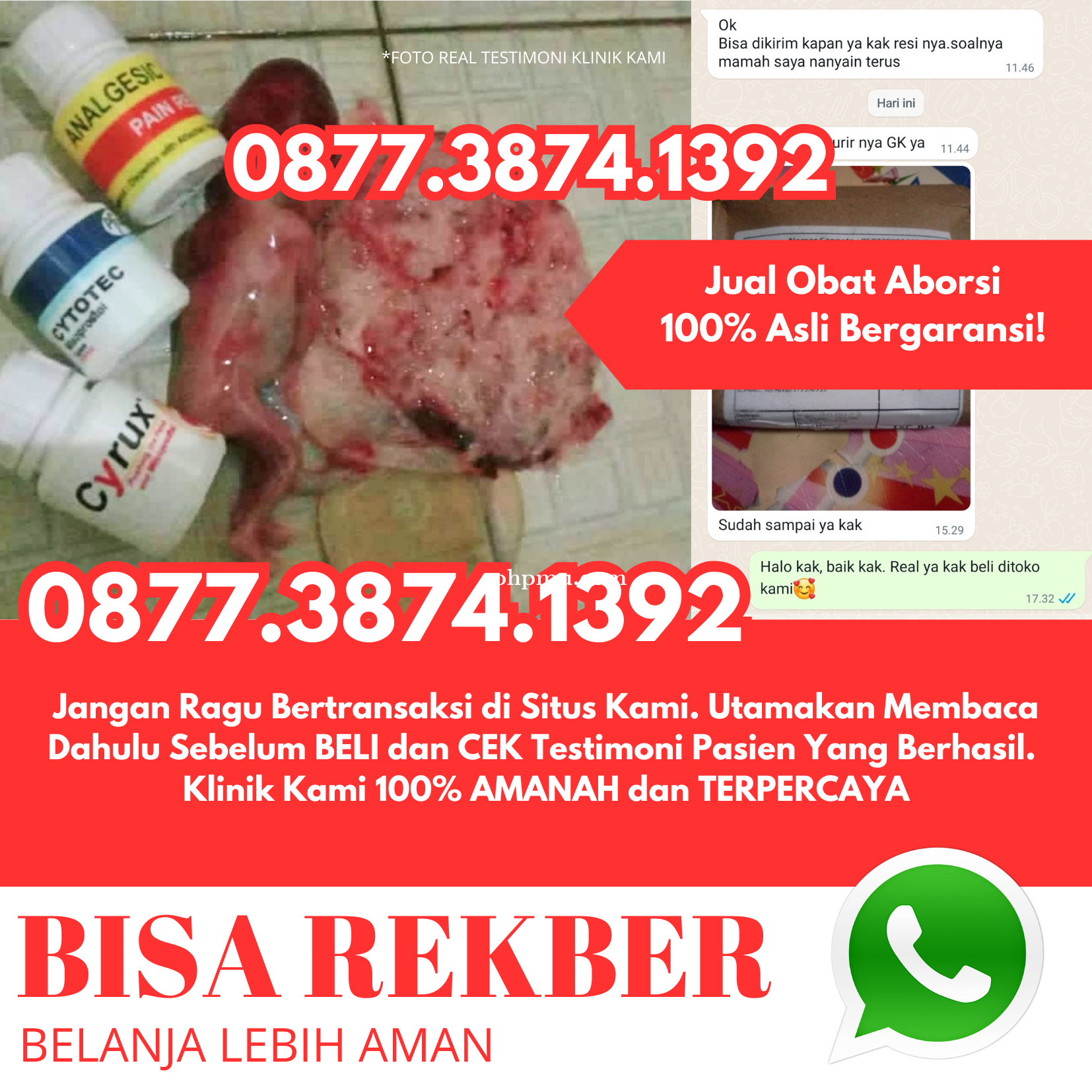 Cara Menggugurkan Kandungan Usia 1 Bulan dengan cara Terbaik 087738741392 